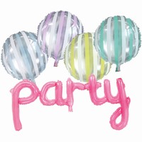 Sada balnikov Party 5 ks