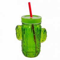 POHR so slamkou v tvare Kaktusu 400ml