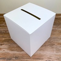 Svadobný box na priania biely 24x24x24 cm