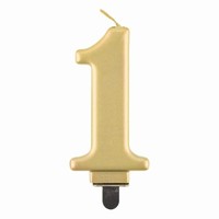 SVIEKA slica 1 zlat metalick 8 cm