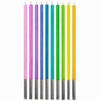 SVIEKY narodeninov Pastel multicolor 14,5cm 10ks