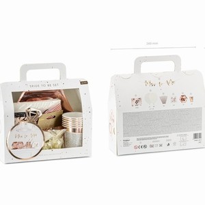 SADA dekorac� Miss to Mrs r��ov� zlato 1