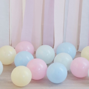 Sada mini balónků na balónkový oblouk Pastel 40 ks