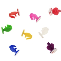 Samolepiace balónikové háčiky mix farieb 100 ks