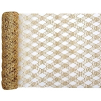 erpa stolov lurexov sie Gold 28 cm x 3 m