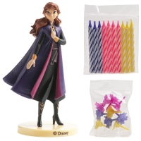 Set Anna Frozen dekorace se svkami na dort