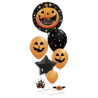 Súprava balónikov so stojanom Halloween tekvica 6 ks
