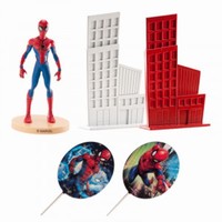 Sada dekorácií na tortu Spiderman 5 ks