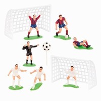 Sada figrok na dekorciu torty Futbal 10 ks