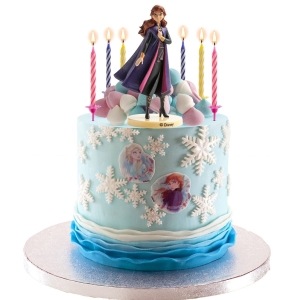 Set Anna Frozen dekorace se svkami na dort