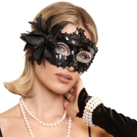 �krabo�ka �ern� s flitry a kv�tinou