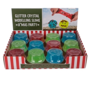 Sliz glitrový s očima mix barev