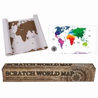 Stieracia mapa sveta 42 x 30 cm