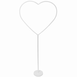 Stojan plastový na dekorace Srdce 84 cm