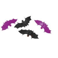 Strašidelné netopiere 2,5 x 5 cm - 8 ks