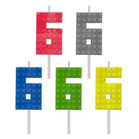 Svieka slica "6" stavebn bloky