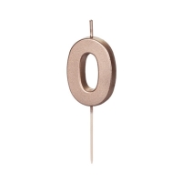 Svka dortov slo 0 rov zlato 4,5 cm