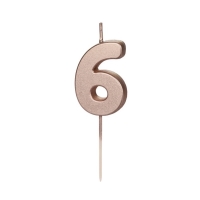 Svka dortov slo 6 rov zlato 4,5 cm