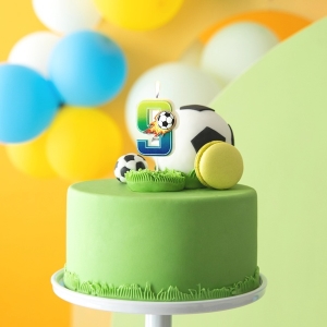 Svka dortov Fotbal "9" 6 cm