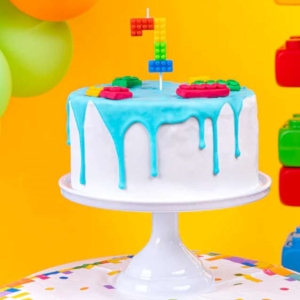 Svka dortov slo 7 Lego kostiky 11 cm