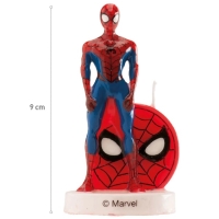 Sviečka narodeninová 3D Spiderman 9 cm