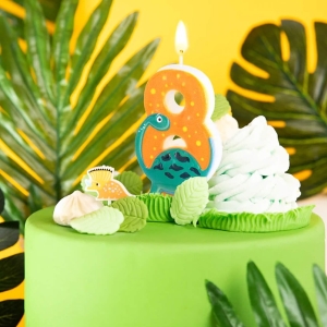 Narozeninová svíčka Dinosaur č. 8
