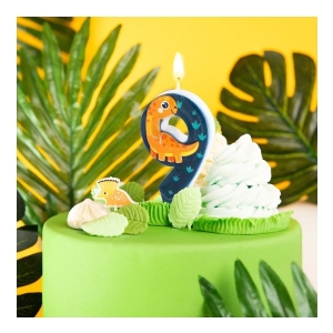 Narozeninová svíčka Dinosaur č. 9