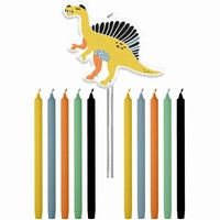 Sviečky Dino Roars 10 cm, 11 ks