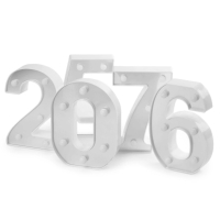 Svietiaca číslica 2024 Happy New Year 16 cm