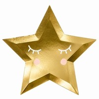TANIERE Malá hviezda zlaté 27cm, 6ks
