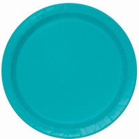 Taniere papierov Caribbean Teal Eco 22 cm, 16 ks