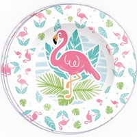 TANIERE papierov Flamingo 23cm 8ks