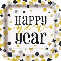 TANIERE papierov Happy New Year 23cm 8ks