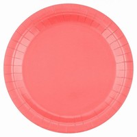 Taniere papierové Ružové 23 cm 14 ks