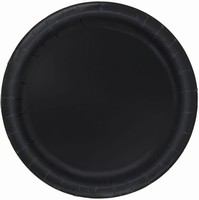 Taniere papierové čierne Eco 22 cm , 16 ks