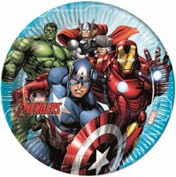 Taniere papierov Avengers 23 cm, 8 ks