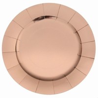 TANIER papierov vek metalick Rose Gold 33cm 10ks