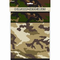 Taštičky plastové Military 22,7 x 18,5 cm (8 ks)