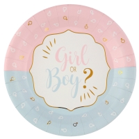 Taniere papierov Girl or Boy? 22,5 cm 10 ks