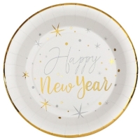 Taniere papierov HNY biele 22,5 cm 10 ks