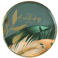 Taniere papierov Jungle birthday 22,5 cm 10 ks