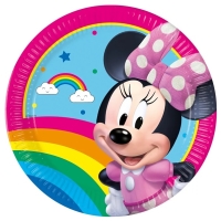 Tale paprov Minnie duha 23 cm 8 ks