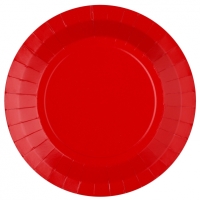 Taniere papierové červené 22,5 cm 10 ks