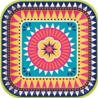 Taniere papierov tvorcov Boho Fiesta 23 cm 8 ks