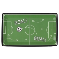 Taniere papierové obdĺžnikové Futbalové ihrisko 17,7x29,6 cm (8 ks)