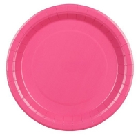 Tal��e pap�rov� r��ov� 23 cm 6 ks