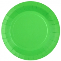 Taniere papierové zelené 22,5 cm 10 ks