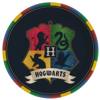 Tanieriky papierové Harry Potter 23 cm, 8 ks
