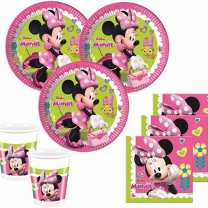 TALKY Eko paprov - Minnie Mouse 23cm/8ks