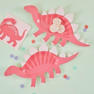 Talky pink Dino 8 ks - ECO